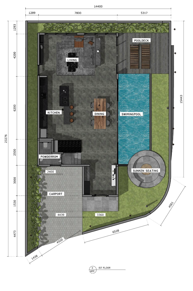 Villa Majestic — 1st Floor Plan